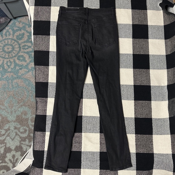 Rag & Bone amazing shape glitter coated dash stretchy charcoal black jeans - Picture 6 of 8